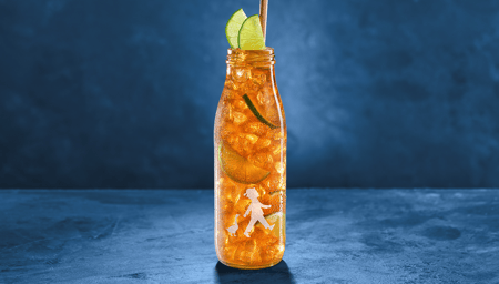 PEACH-LIME ICE TEA